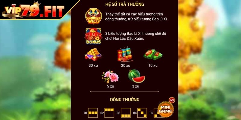 Khang Khang Nghênh Xuân VIP79 Rước Lộc Phát Tài Đỉnh Cao 2 Các lối chơi đặc sắc trong Khang Khang Nghênh Xuân