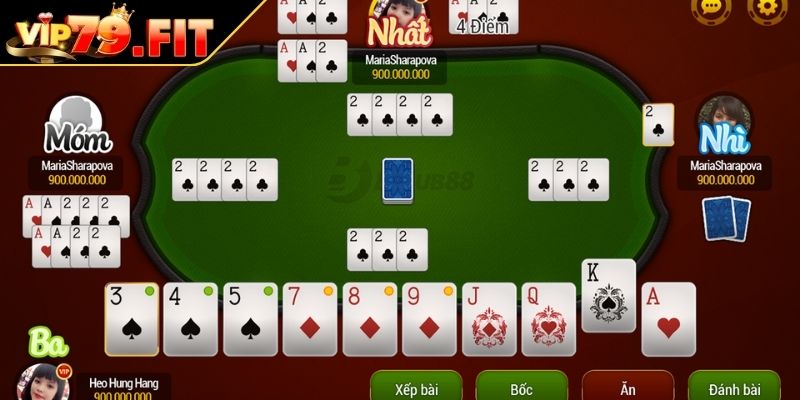 Phỏm VIP79 - Chơi Game Trực Tuyến Với Chiến Thuật Thắng Lớn 3 Tận dụng chiến thuật “ăn non” để giảm điểm