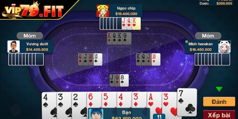 Game Xếp Bài VIP79 - Tham Gia Trò Chơi Trí Tuệ Đầy Kịch Tính 2 Tận dụng khoảng trống trong game xếp bài