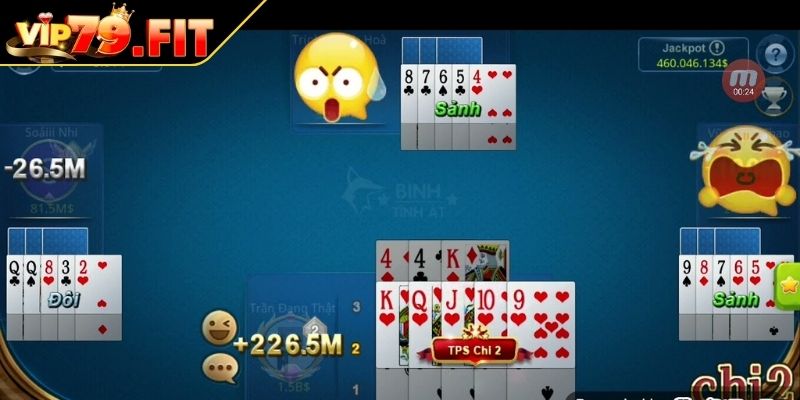 Thùng Phá Sảnh - Phân Loại Và Giá Trị Trong Game Bài VIP79 2 Trong game Binh Xập Xám
